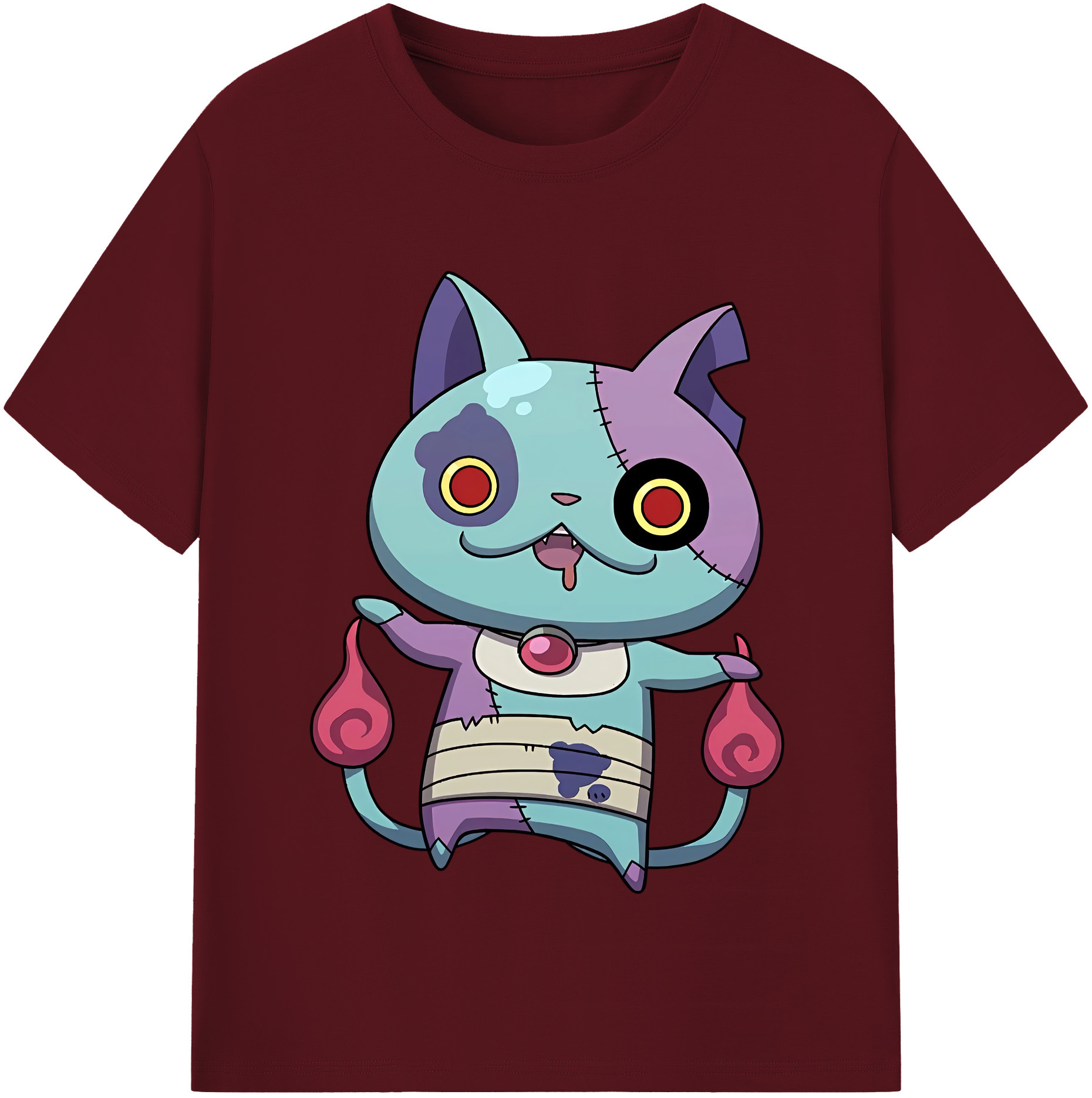 （画像用） 妖怪ウォッチ Yo-kai Watch 綿100％半袖Tシャツ（フロントプリント）